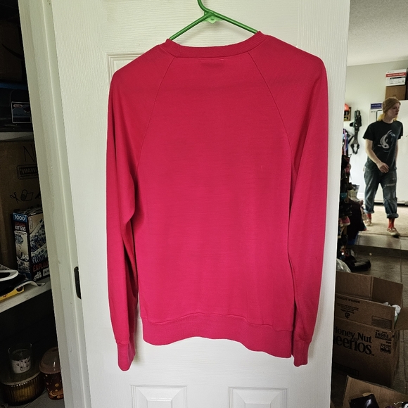 80's Vintage Micky & Minnie Mouse Hot Pink Sweatshirt by Sunday Comics - Picture 5 of 8